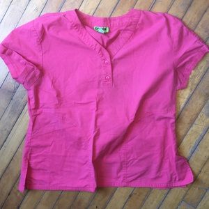 CROC brand scrub shirt size large